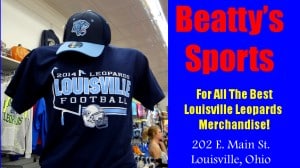 Beatty's Sports Blue Football Schedule Shirt