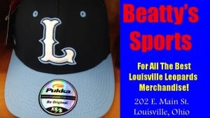Beatty's Sports Hat Louisville Leopards L Letter