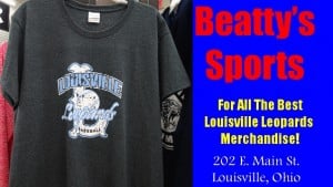 Louisville Leopards Baseball 2016 Shirt Beatty's Sports
