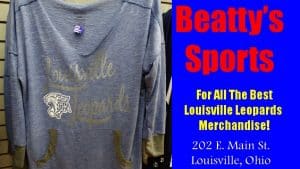 Louisville Leopards Blue Women's Shirt Fall 2016 - Beatty's Sports