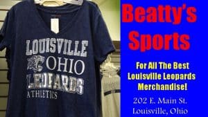 Louisville Ohio Leopards Athletics Dark Navy Blue Shirt Fall 2016 - Beatty's Sports