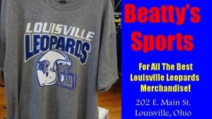 Beatty's Sports Louisville Leopards Football 2016 Grey Schedule Shirt