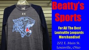 Leopard Head Long Sleeve Blue Shirt - Under Armor - Beatty's Sports Spring 2017