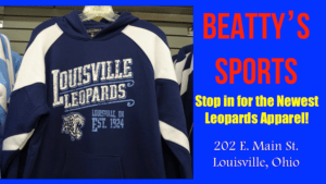 Louisville Leopards Navy Blue Hoodie Established 1924 - Beatty's Sports Fall 2017