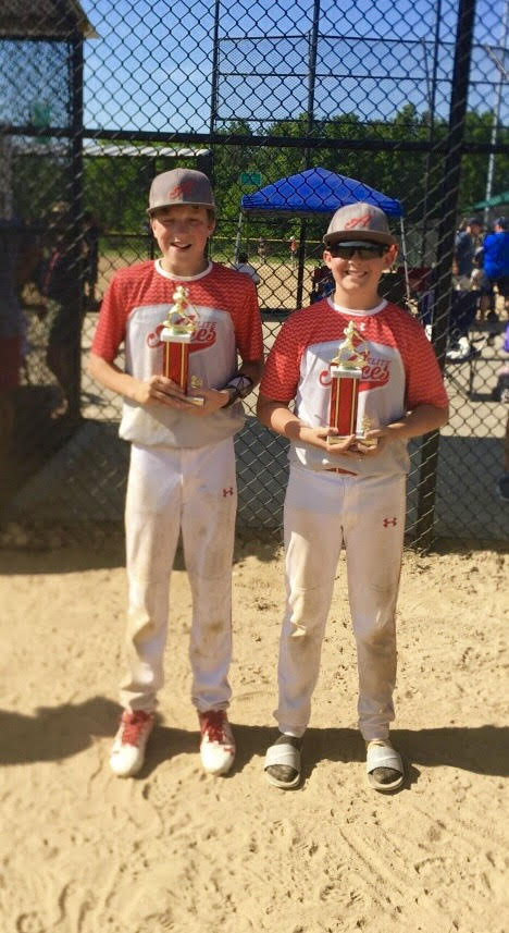 Connor Morley and Will Aljancic Aces Elite 13U Baseball Strongsville Memorial Day Classic Runner-Up