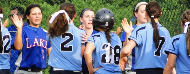 Lake scored 3 runs in the final inning to take the lead & the game 5-2. Chandler Rice went 2-for-3 with 2 RBI's & Emily Isla smashed 2 doubles to lead the Lady Leps.
