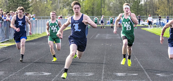 Nathan Guiley Louisville Leopards Track Vs. West Branch Warriors 2017
