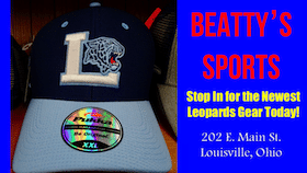 Louisville Leopards Hat with Large L and Leoepard Logo - Beatty's Sports