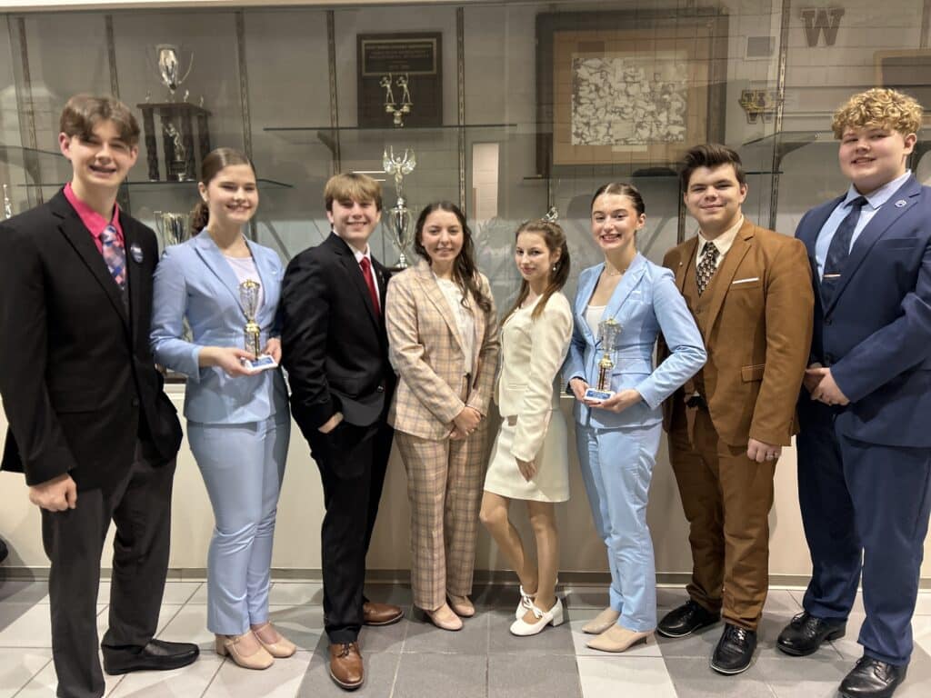 Louisville Speech and Debate Placers at Wooster Invitational 2025