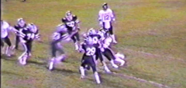 Paul Farrah Louisville Leopards Vs. Marlington Dukes 1983 Football Highlights