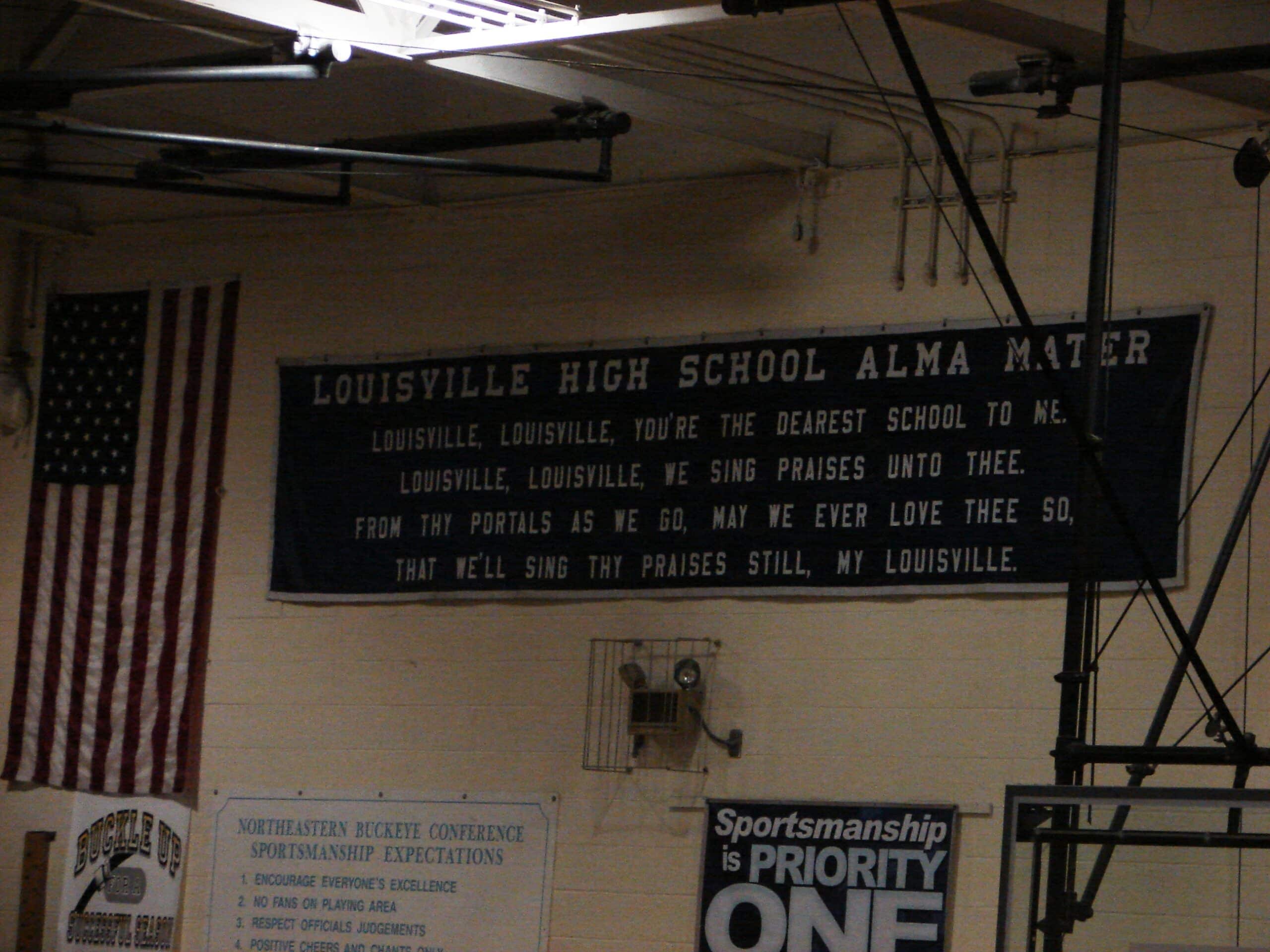 Louisville Leopards Alma Mater in Old Gym