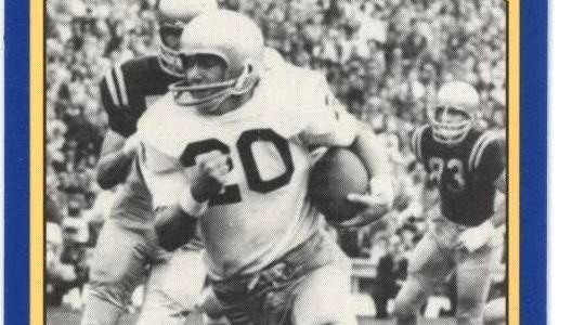 Bob Gladieux Louisville Leopards Notre Dame Catch