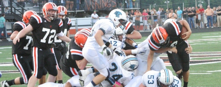 North Canton Hoover Vikings Louisville Leopards Football 2012