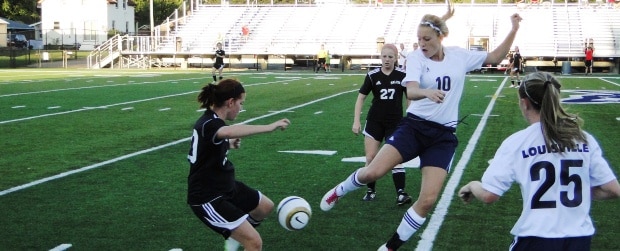 Rachel Baughman Louisville Lady Leopards Soccer vs. Salem