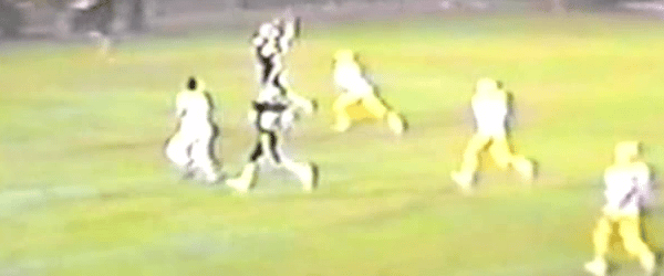 Matt Zwick Catches Bruce Mathie Pass 1984 Louisville Vs. Jackson