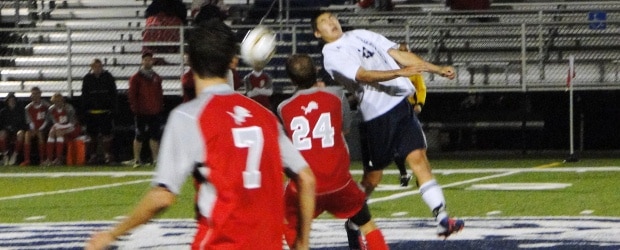 Kyle Baker Louisville Leopards Soccer Vs. Minerva Lions