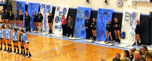 Louisville Lady Leopards Volleyball Senior Night 2012