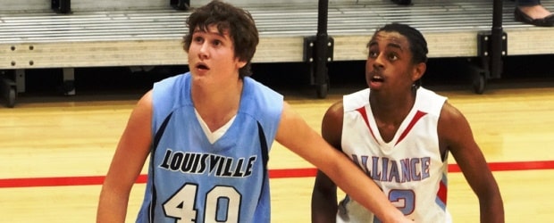 Blake Hoover Louisville Leopards Basketball Vs. Alliance Aviators
