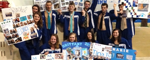 Louisville Leopards Swimming Senior Night 2013