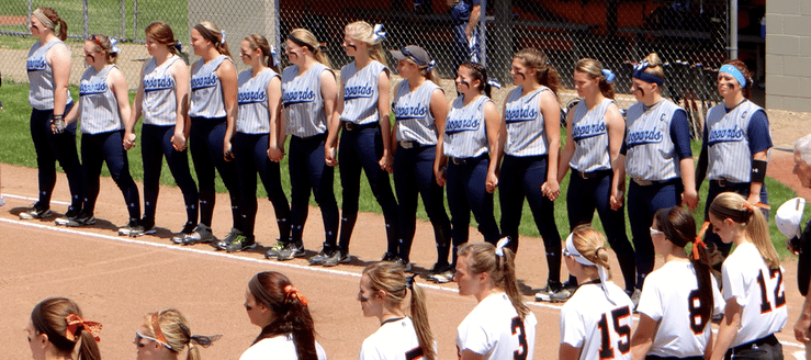 Louisville Leopards Vs. North Canton Hoover Vikings District Semfinals Softball