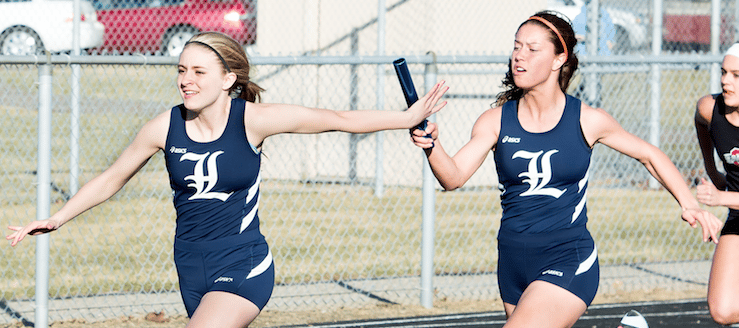 Adriana Beaver & Courtney Guiley Louisville Leopards Track