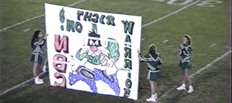 West Branch Warriors Football Cheerleaders 1994 Vs. Louisville Leopards