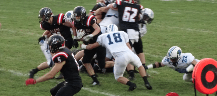 Jake Mathie Louisville Leopards Vs. Salem Quakers Football 2014