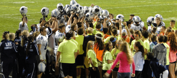 Louisville Leopards Football 2014 at Salem Reilly Stadium