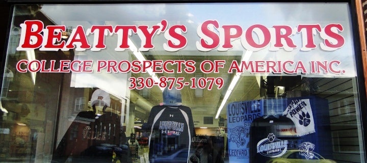 Beatty's Sports Storefront