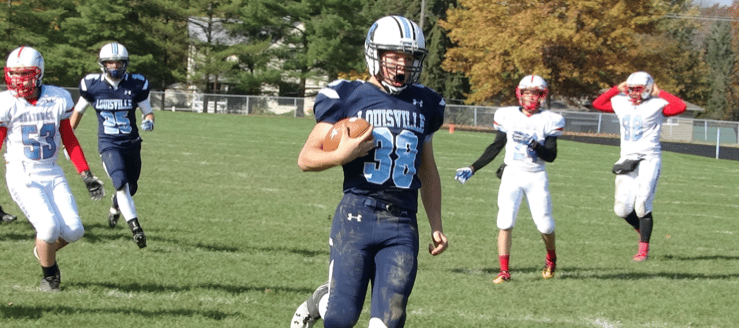 Noah Bellew Louisville Leopards JV Football 2014 Vs. Alliance