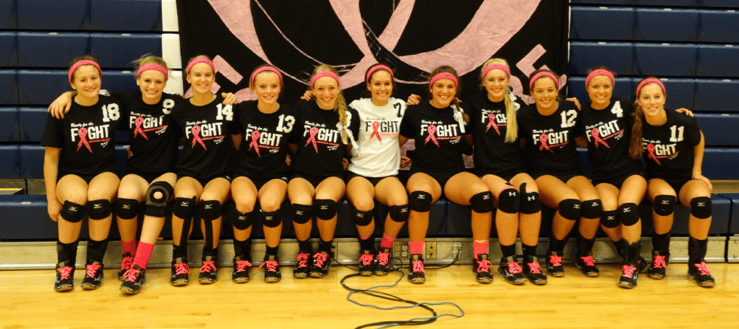 Louisville Lady Leopards Volleyball Volley for the Cure 2014