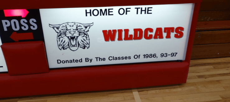 Canton South Press Box Home of the Wildcats