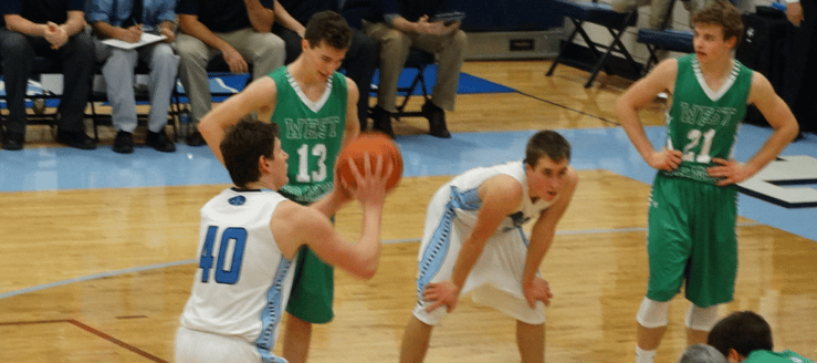 Blake Hoover Louisville Leopards Vs. West Branch Warriors Boys Basketball 2014