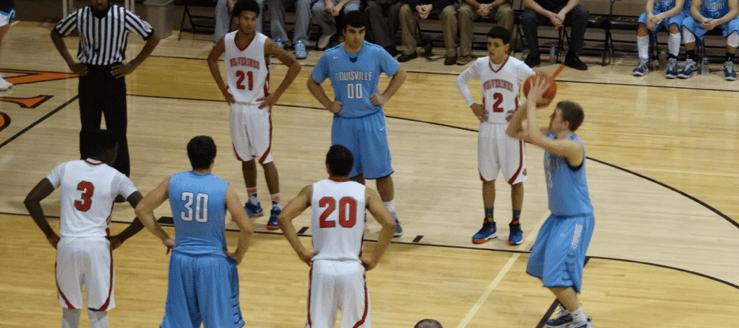 Chris Libertore Louisville Leopards Basketball Vs. Cleveland Lincoln West Wolverines