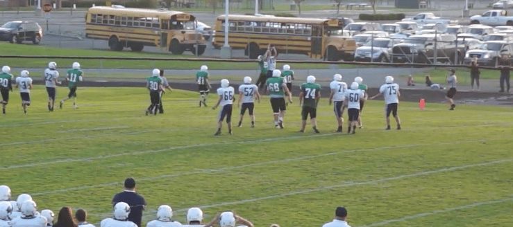 Drew Doerschuk Louisville Leopards Football Catch Vs. West Branch Warriors 2014