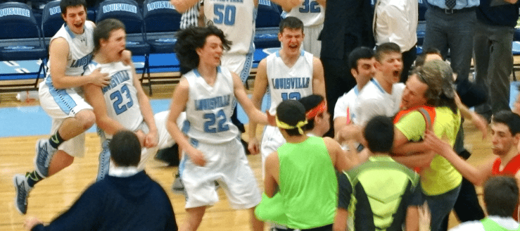 Louisville Leopards Boys Basketball Victory Celebration Vs. Canton South 2015