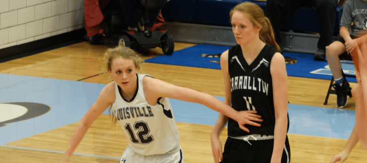 Sarah Lairson & Roz Pridemore Louisville Leopards Vs. Carrollton Warriors Basketball