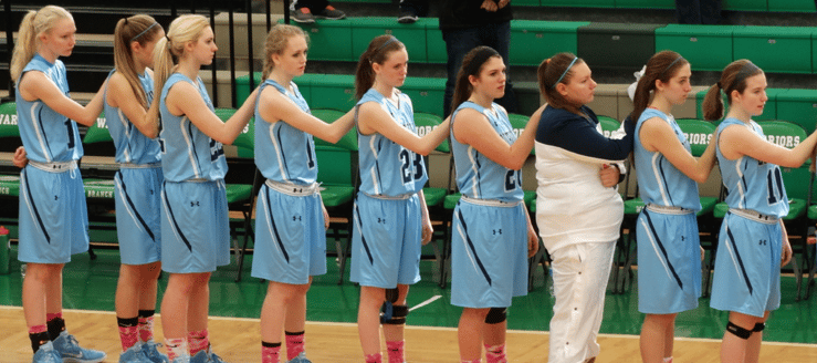 Louisville Lady Leopards Girls Varsity Basketball at West Branch 2015