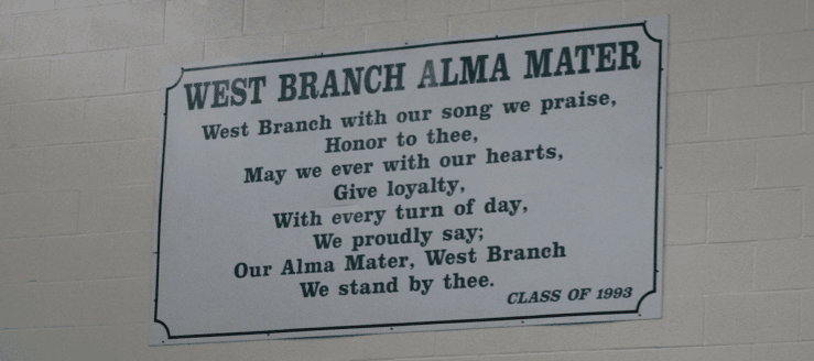 West Branch Warriors High School Alma Mater Gym