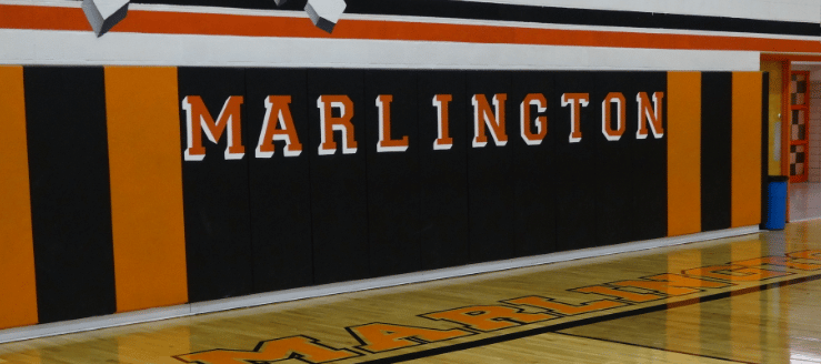 Marlington Dukes Gym Back Wall Cushion