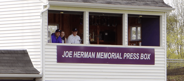 Joe Herman Memorial Press Box Jackson Polar Bears Baseball