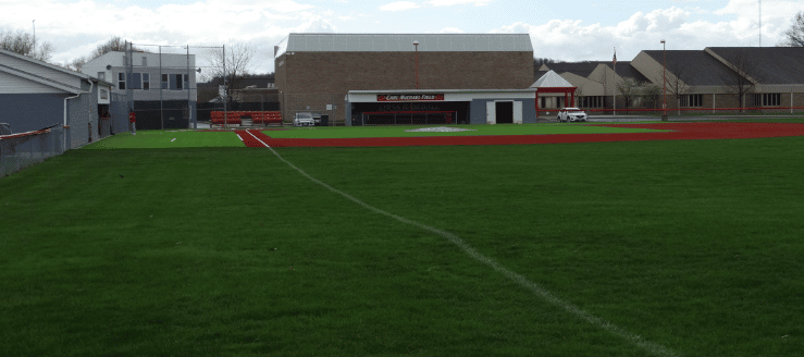 Carl Michael Field Minerva Lions Baseball Right Field View