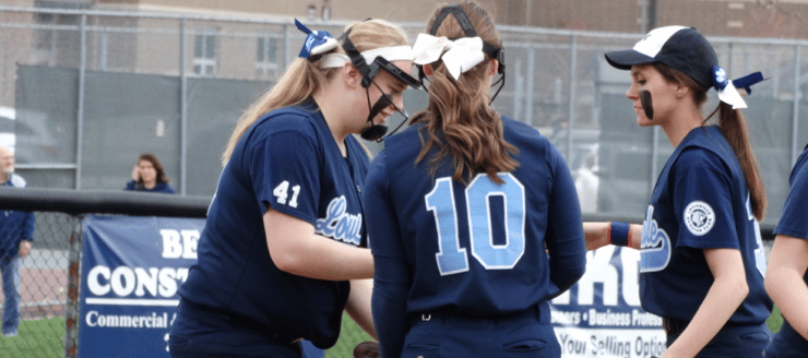 Emily Cantley Morgan Harris Peyton McKeever Louisville Lady Leopards Softball