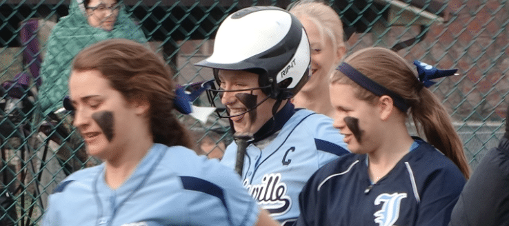 Katie Cozy Louisville Leopards Softball Home Run Queen