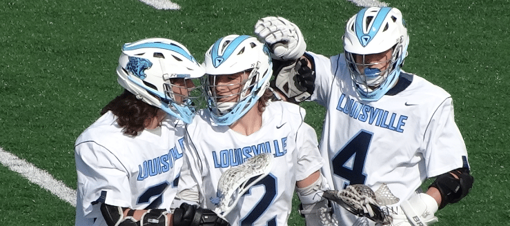 Jared Holland Jake Mathie Austin Terra Louisville Leopards Lacrosse Vs. Lebanon Warriors
