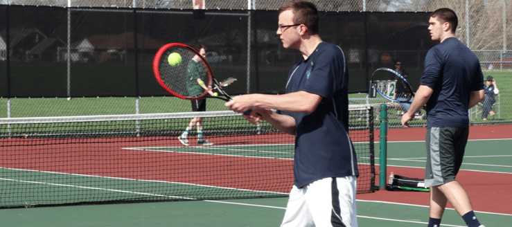 Kyle Robinson Louisville Leopards Boys Tennis 2015 Vs. Central