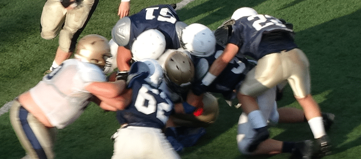 Daichi Castles & Casey Nau Louisville Leopards Vs. Hoban Knights Football Scrimmage 2015
