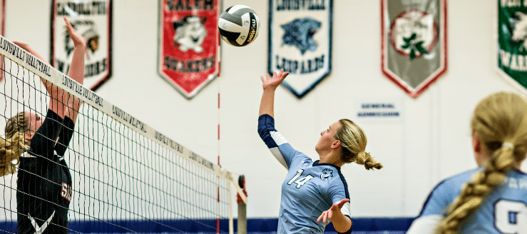Brynn Guist Louisville Leopards Vs. Salem Quakers Volleyball 2015