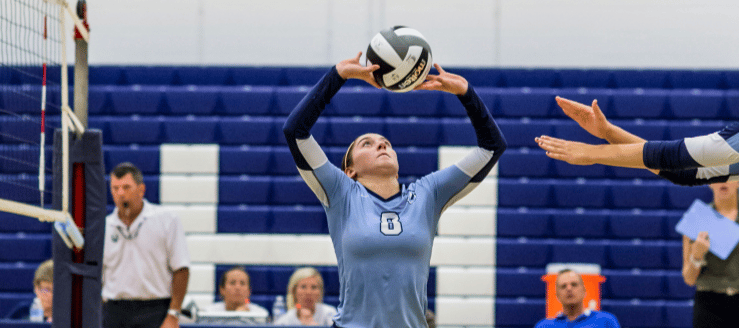 Paige Haren Louisville Leopards Volleyball 2015 Vs. Salem Quakers
