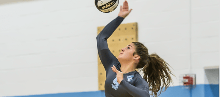 Grace Jackson Louisville Leopards Volleyball 2015 Serving